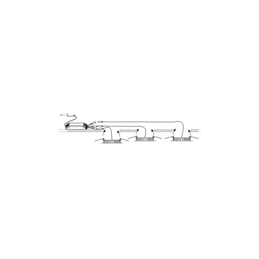 Eglo 98632 - Set 3x LED Ugradbena lampa FUEVA 3xLED/5W/230V