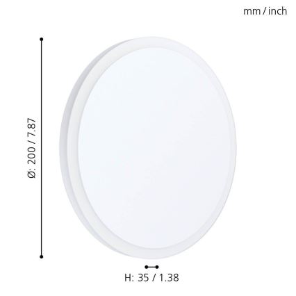 Eglo - LED Plafonjera LED/8,6W/230V