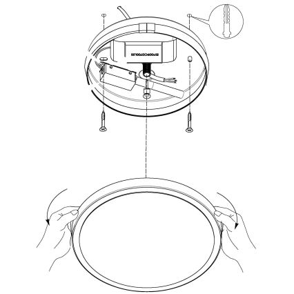 Eglo - LED Plafonjera LED/8,6W/230V
