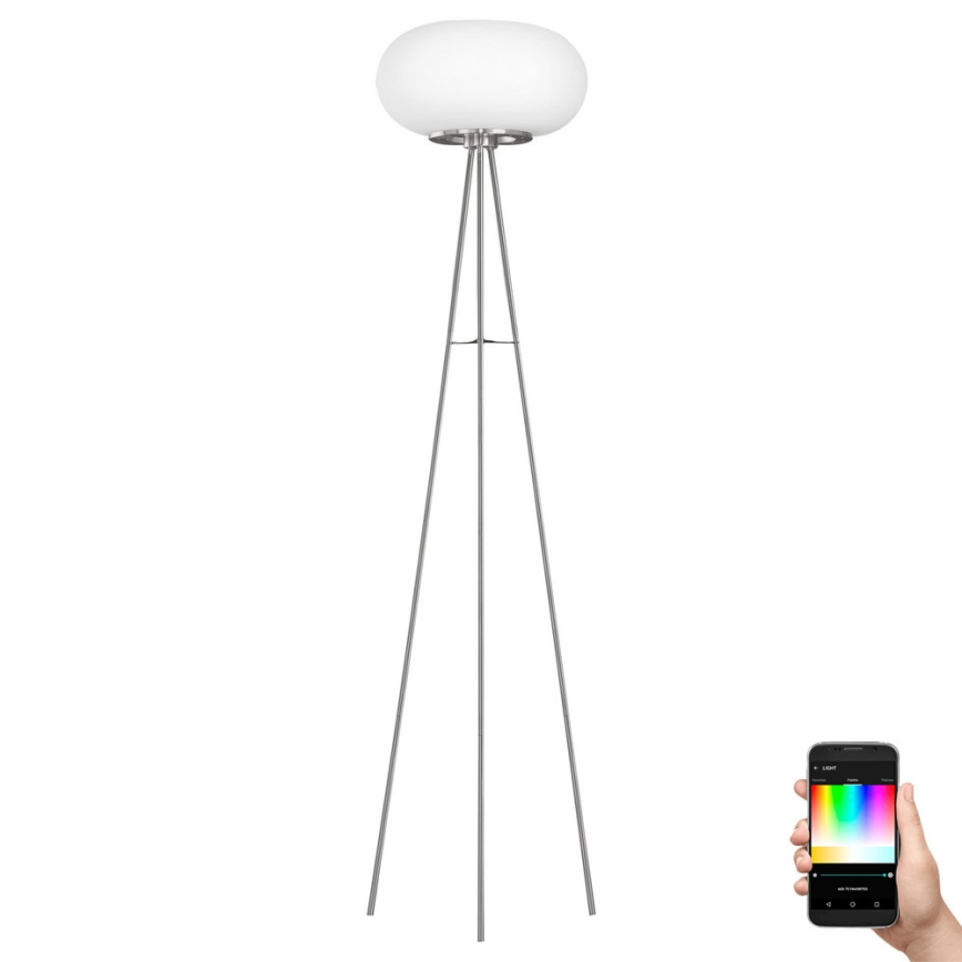 Eglo - LED RGB Prigušiva podna lampa OPTICA-C LED/17W/230V pr. 56 cm