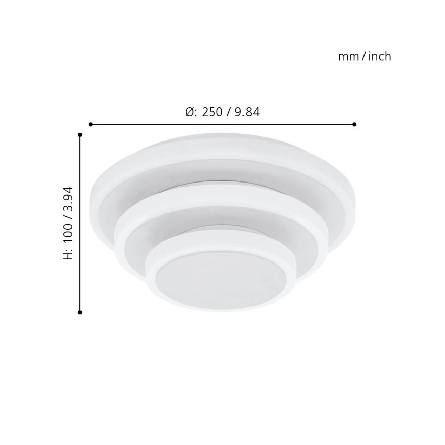 Eglo - LED Plafonjera LED/11,4W/230V + LED/8,6W + LED/5,4W