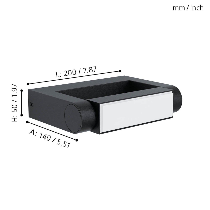 Eglo - LED Spoljna zidna lampa LED/4,8W/230V IP44