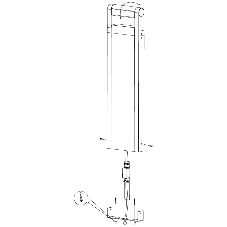 Eglo - LED Spoljna lampa LED/4,8W/230V IP44