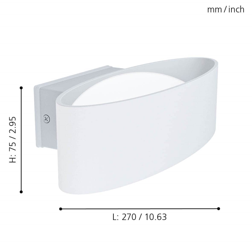 Eglo - LED Spoljna zidna lampa LED/10W/230V IP44
