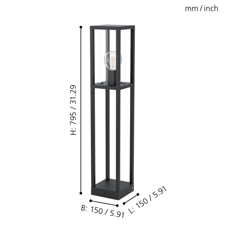 Eglo - Spoljašnja lampa 1xE27/40W/230V IP54