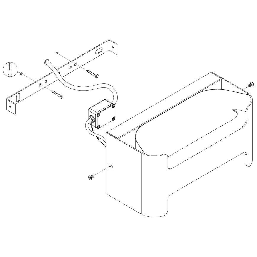 Eglo - LED Spoljna zidna lampa LED/4,8W/230V IP44