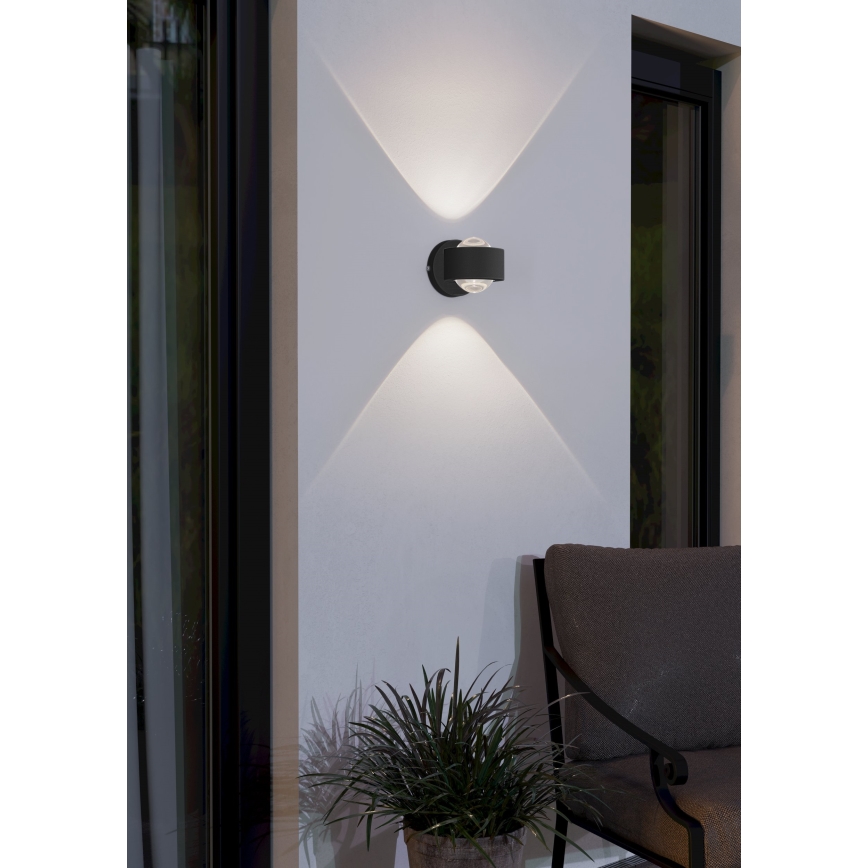 Eglo - LED Spoljna zidna lampa 2xLED/2W/230V IP44