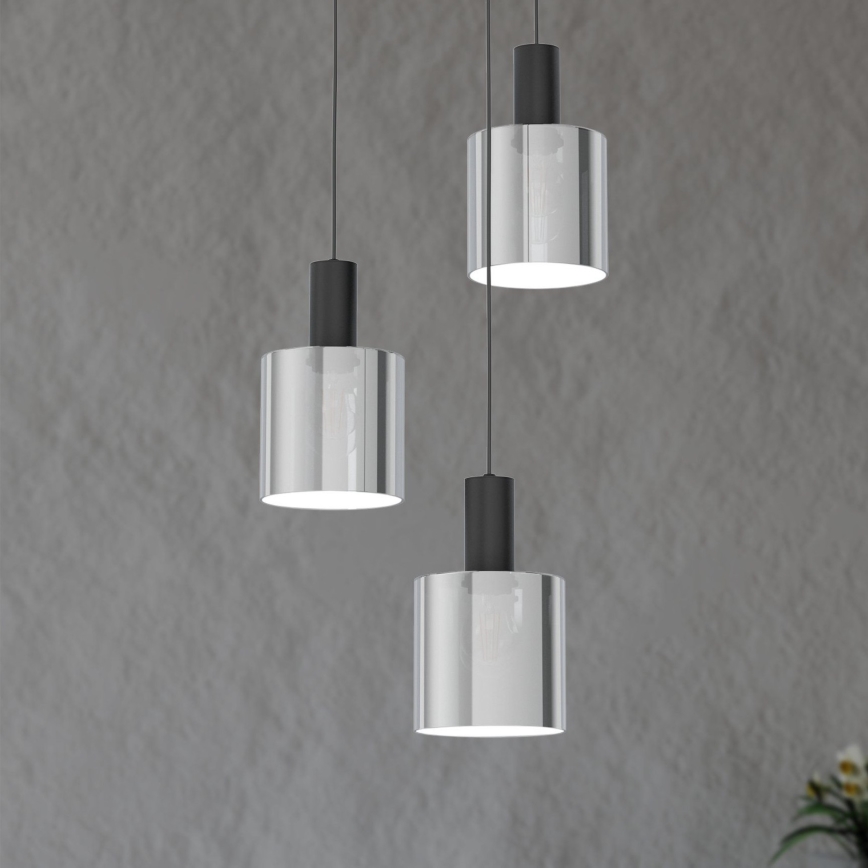 Eglo - Luster na sajli 3xE27/40W/230V