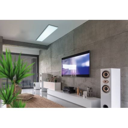 Eglo - LED RGBW prigušiva stropna svetiljka LED/32,5W/230V 2700-6500K 120x30 cm + daljinski upravljač