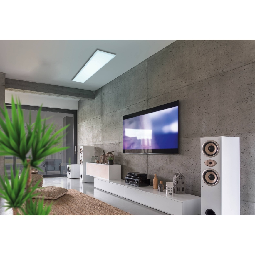 Eglo - LED RGBW prigušiva stropna svetiljka LED/32,5W/230V 2700-6500K 120x30 cm + daljinski upravljač