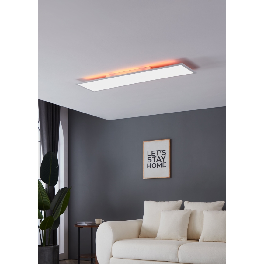 Eglo - LED RGBW prigušiva stropna svetiljka LED/32,5W/230V 2700-6500K 120x30 cm + daljinski upravljač