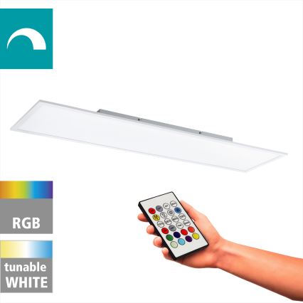 Eglo - LED RGBW Prigušiva plafonjera LED/32,5W/230V 2700-6500K 120x30 cm + Daljinski upravljač