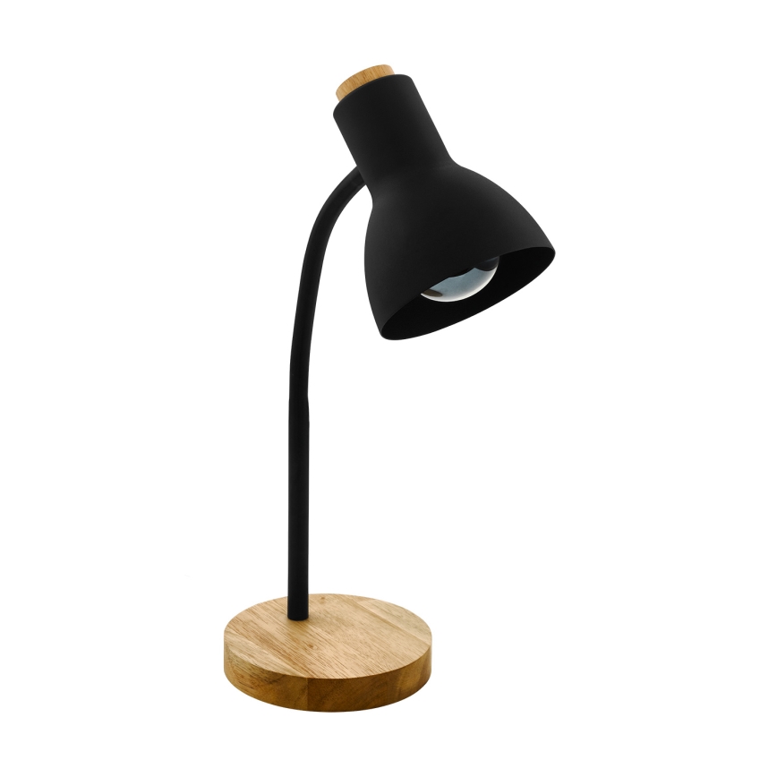 Eglo - Stona lampa 1xE27/40W/230V crno