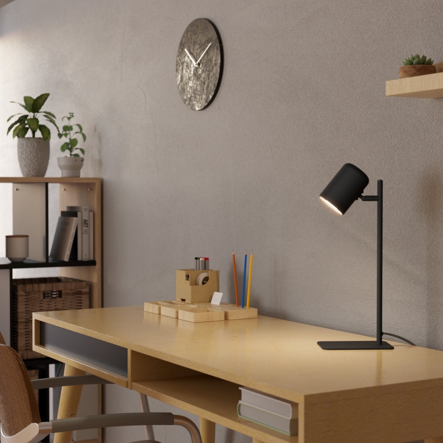 Eglo - LED Stona lampa 1xGU10/4,5W/230V crno