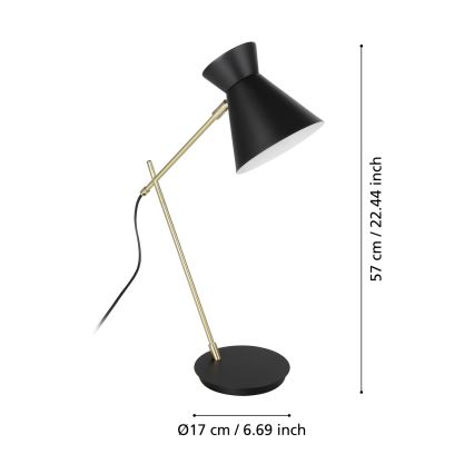 Eglo - Stona lampa 1xE27/10W/230V