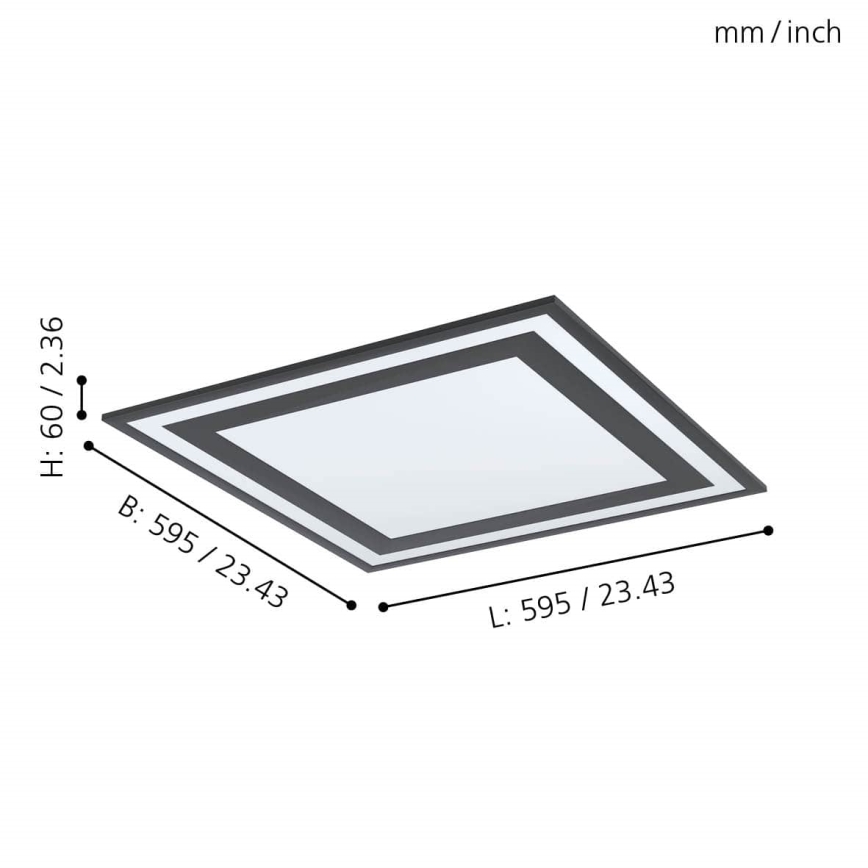 Eglo - LED Plafonjera LED/36W/230V