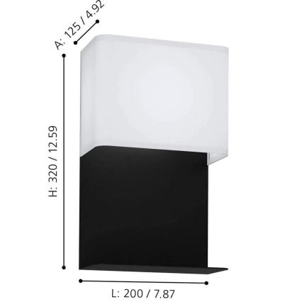 Eglo - LED zidno svetilo LED/5,4W/230V