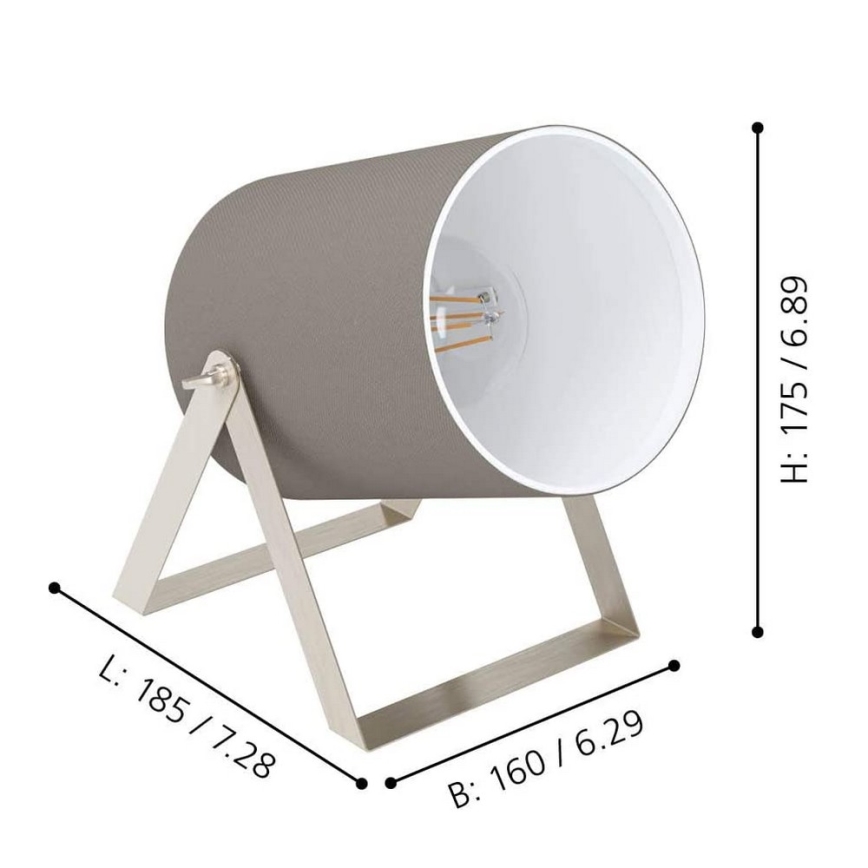 Eglo - Stona lampa 1xE27/25W/230V