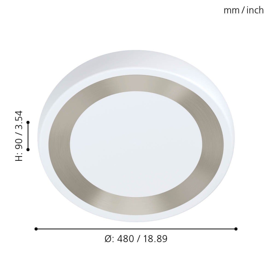 Eglo - LED Plafonjera LED/22W/230V