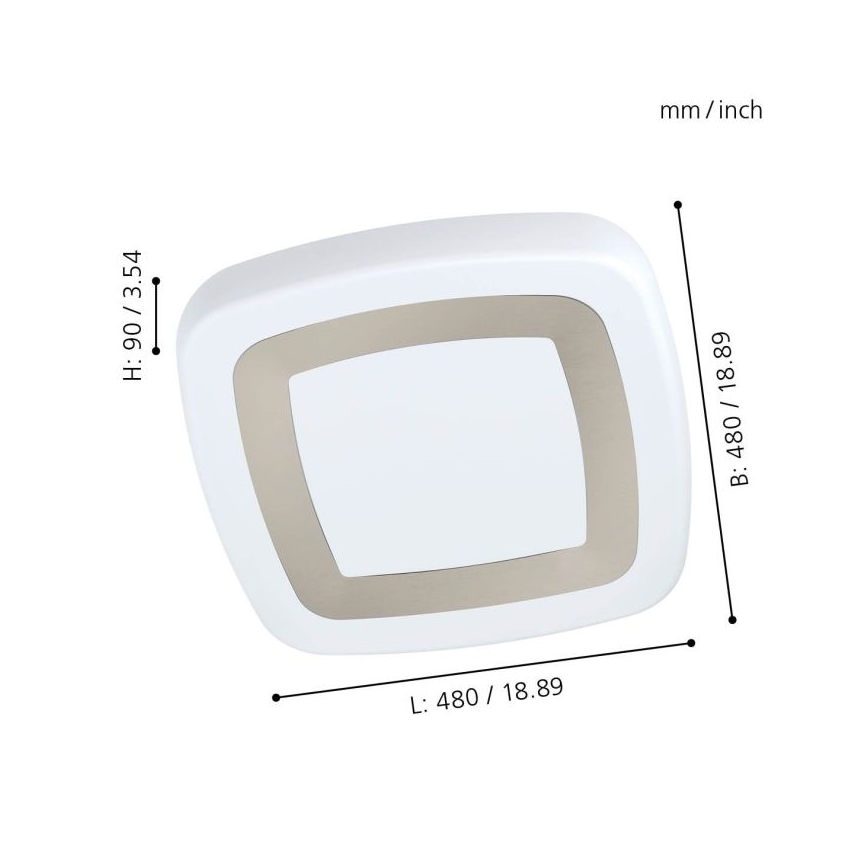 Eglo - LED Plafonjera LED/22W/230V