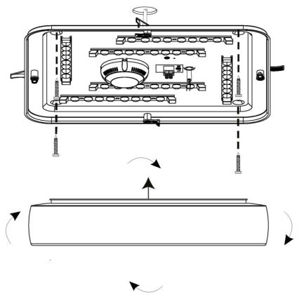 Eglo - LED Plafonjera LED/22W/230V