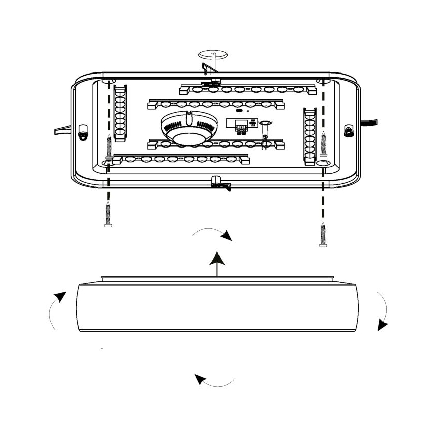 Eglo - LED Plafonjera LED/22W/230V