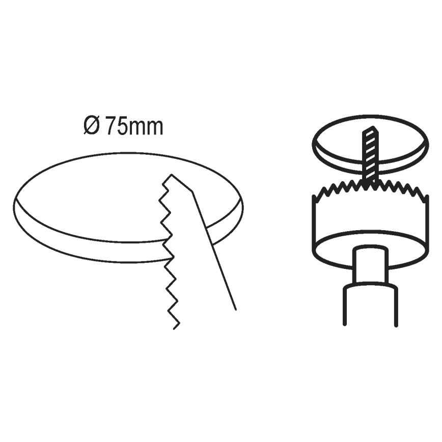 Eglo - LED Ugradbena lampa LED/2,7W/230V