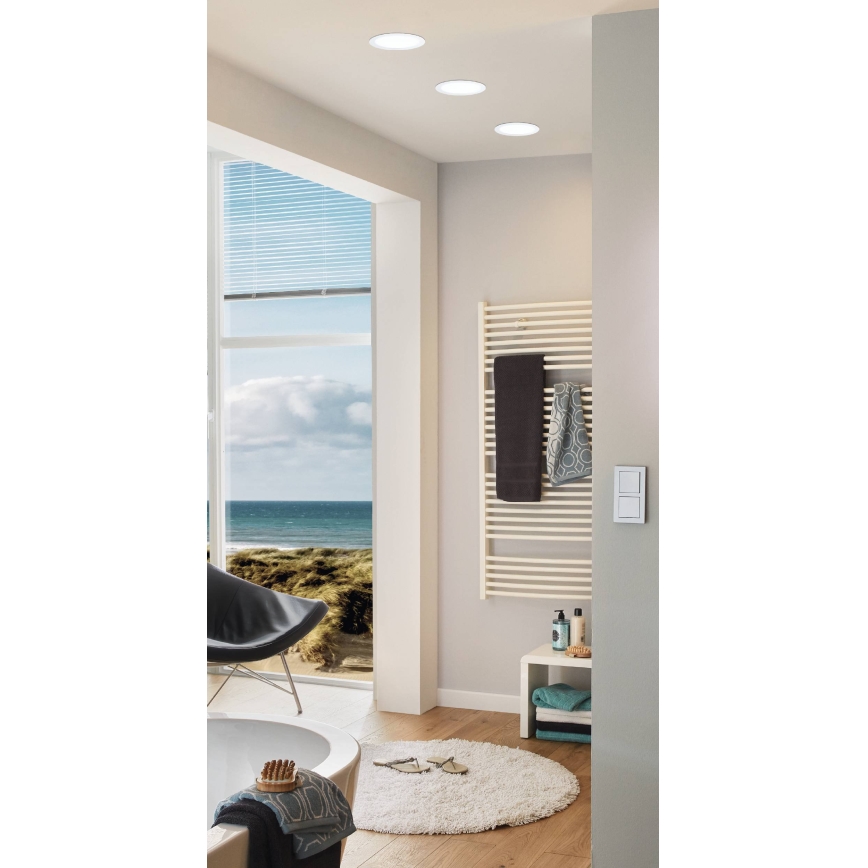 Eglo - LED Ugradbena lampa za kupatilo LED/10,5W/230V IP44