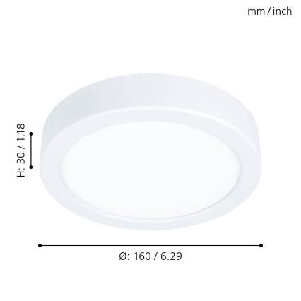 Eglo - LED Plafonjera LED/10,5W/230V