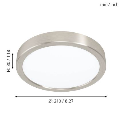 Eglo - LED Plafonjera LED/16,5W/230V