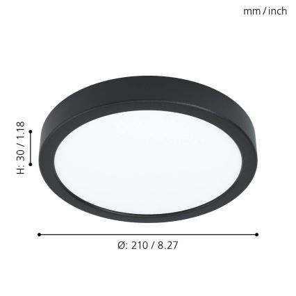 Eglo - LED Plafonjera LED/16,5W/230V