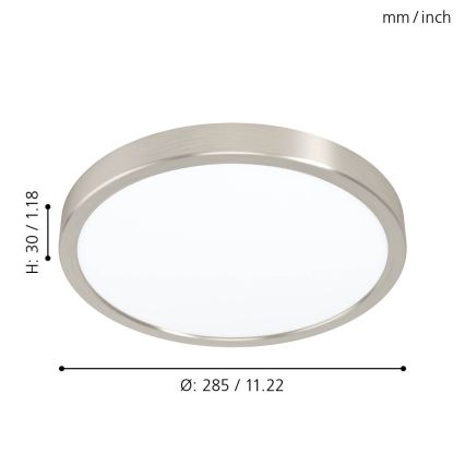 Eglo 99232 - LED Plafonjera FUEVA 5 LED/20W/230V