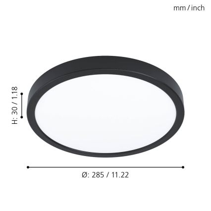 Eglo - LED Plafonjera LED/20W/230V