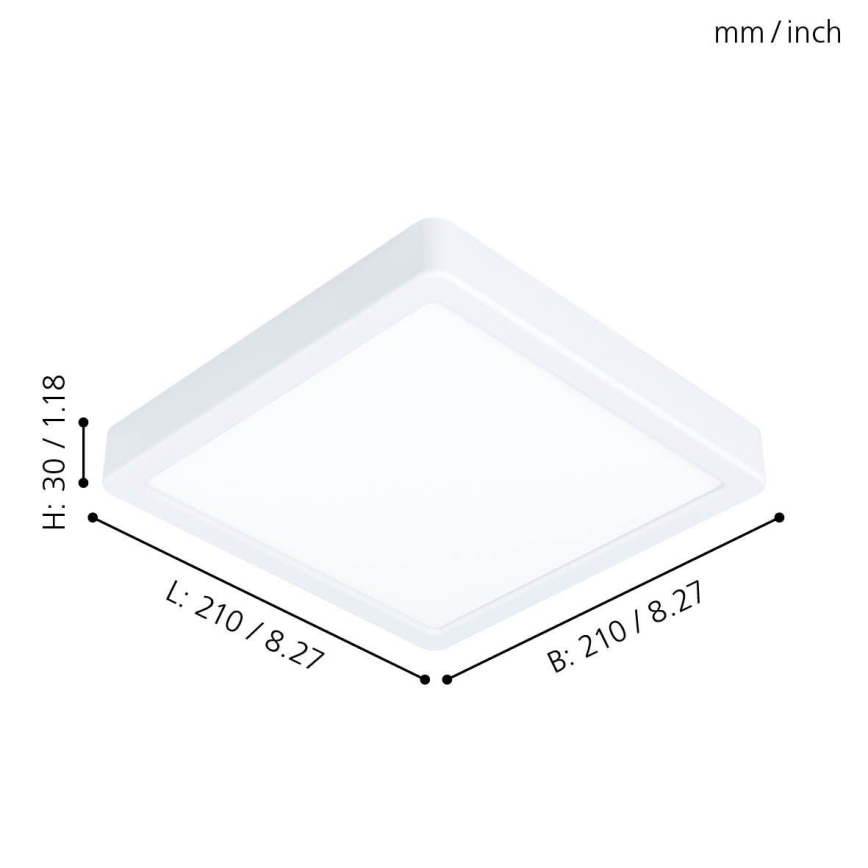 Eglo - LED Plafonjera LED/16,5W/230V