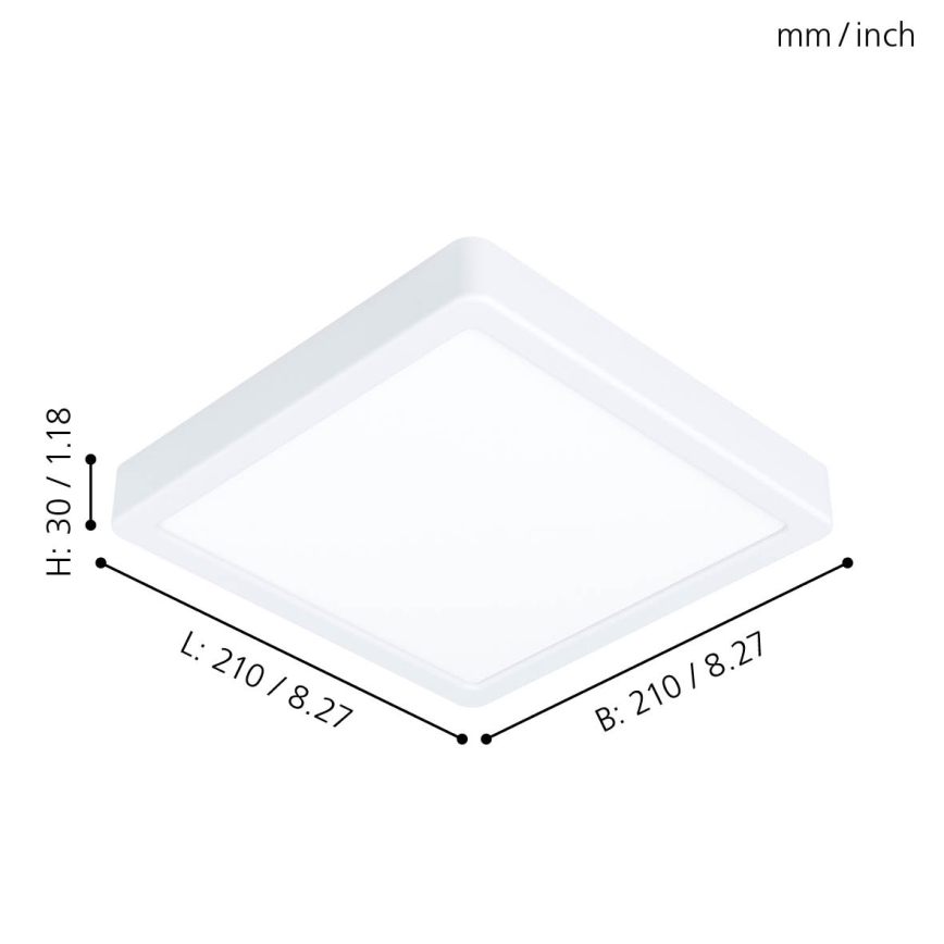 Eglo - LED Plafonjera LED/16,5W/230V