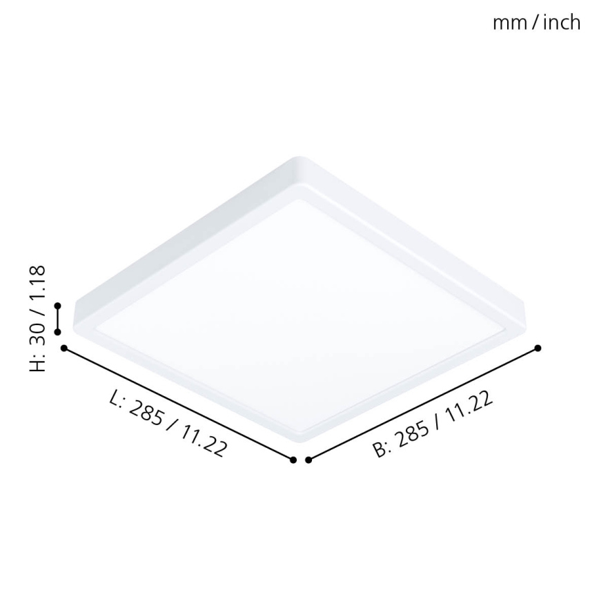 Eglo - LED Plafonjera LED/20W/230V