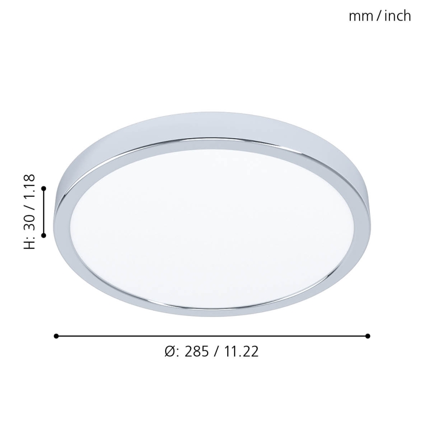 Eglo - LED Plafonjera za kupatilo LED/20W/230V IP44