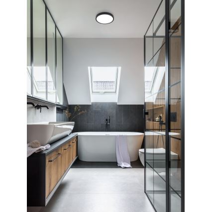 Eglo - LED plafonsko svetlo za kupatilo, 20 W, 230 V, IP44, prečnik 28,5 cm