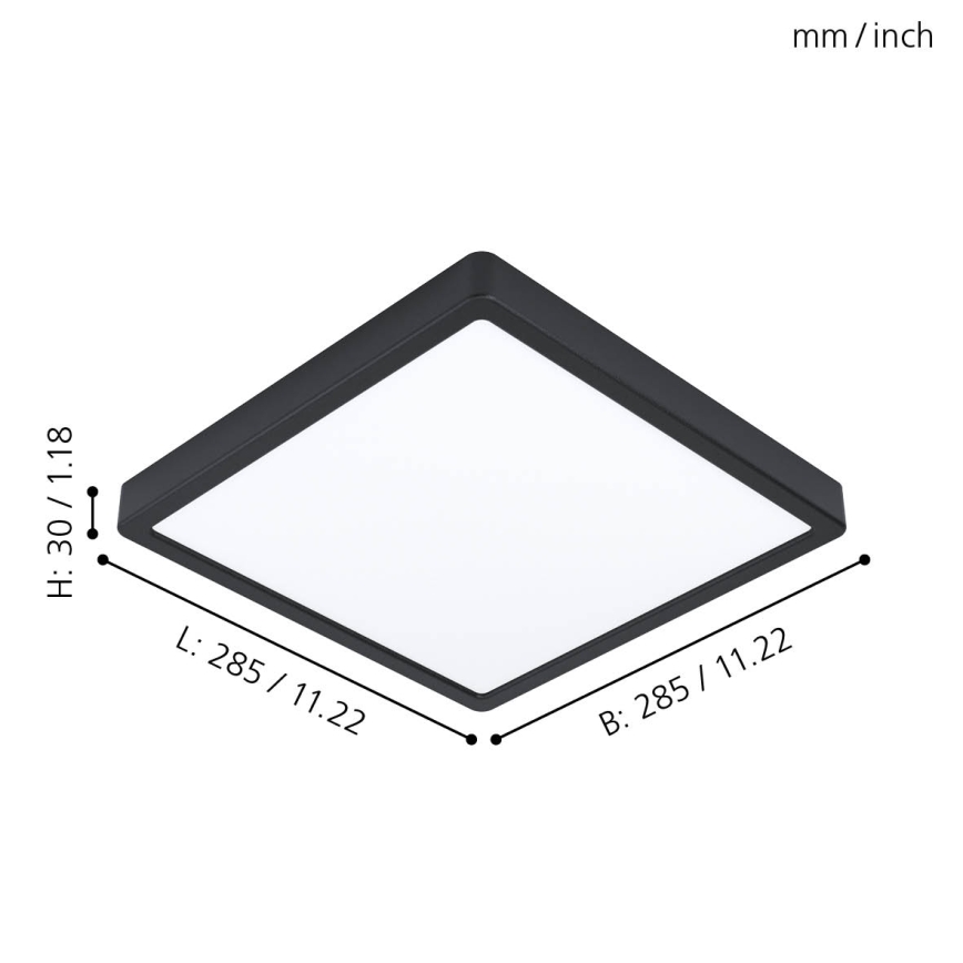 Eglo - LED Plafonjera za kupatilo LED/20W/230V IP44