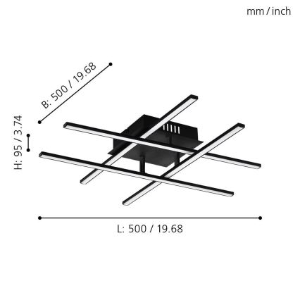 Eglo - LED Plafonjera LED/5,2W/230V