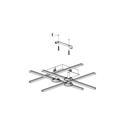 Eglo - LED Plafonjera LED/5,2W/230V