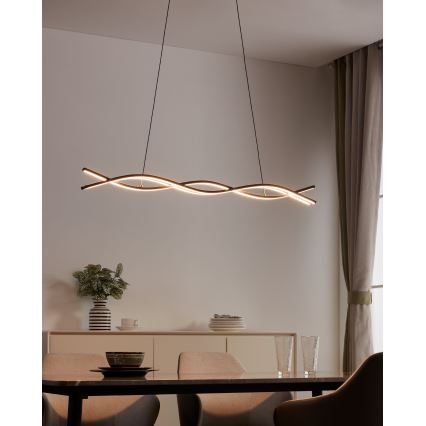 Eglo - LED luster na sajli LED/36W/230V