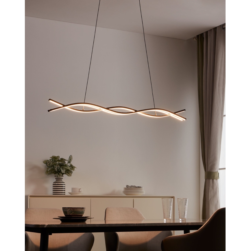 Eglo - LED luster na sajli LED/36W/230V