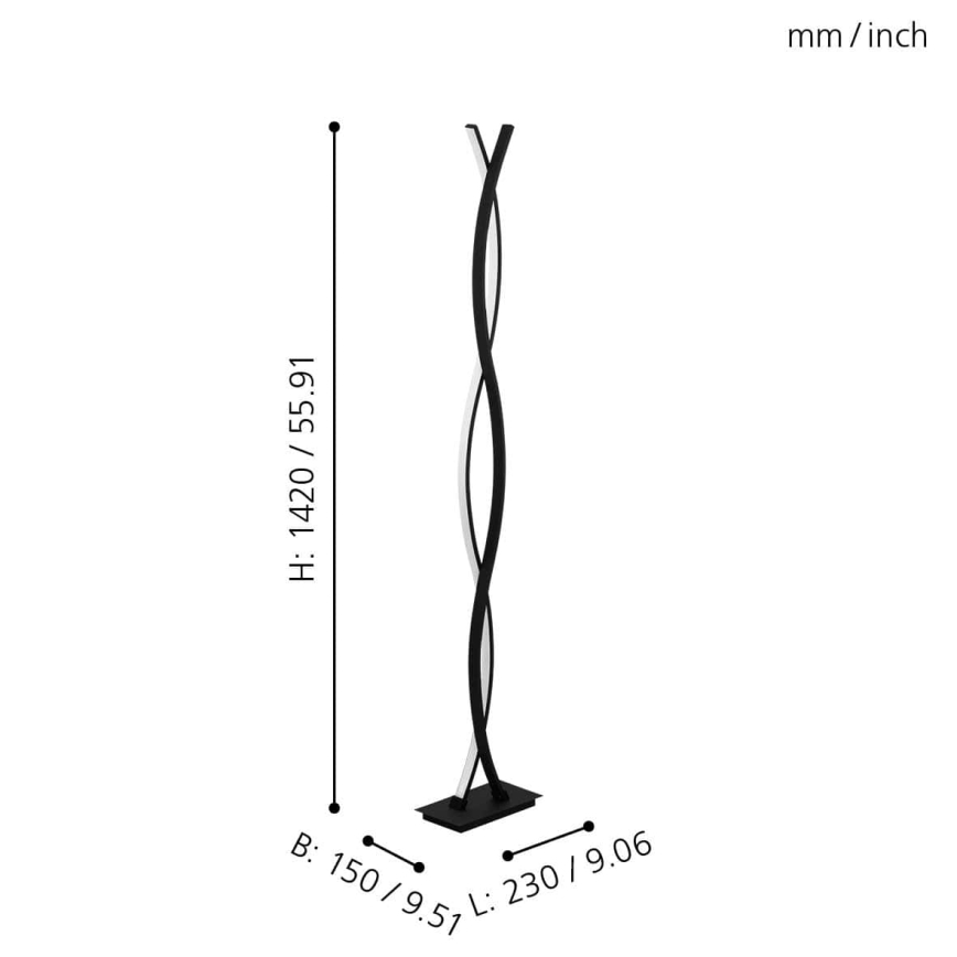 Eglo - Podna LED lampa LED/32W/230V