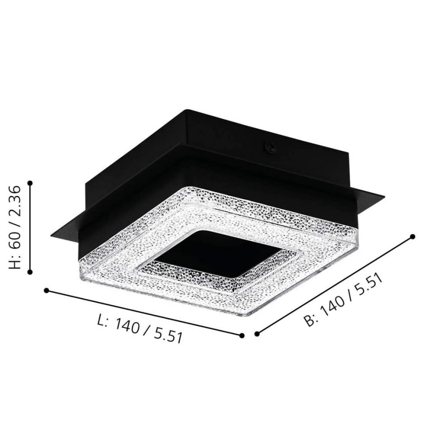 Eglo - LED Plafonjera 4xLED/4W/230V