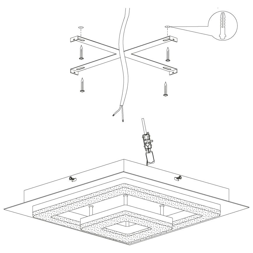 Eglo - LED Plafonjera LED/12W/230V