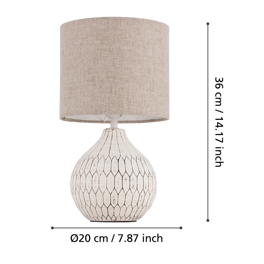 Eglo - Stona lampa 1xE27/40W/230V