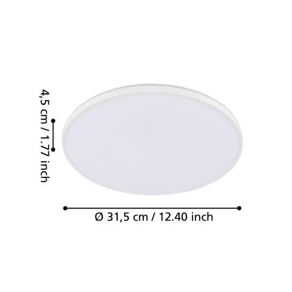 Eglo - LED Plafonjera LED/18W/230V