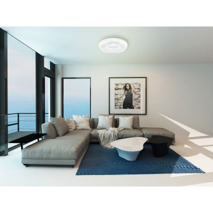 Eglo - LED Prigušiva plafonjera LED/18W/230V + Daljinski upravljač