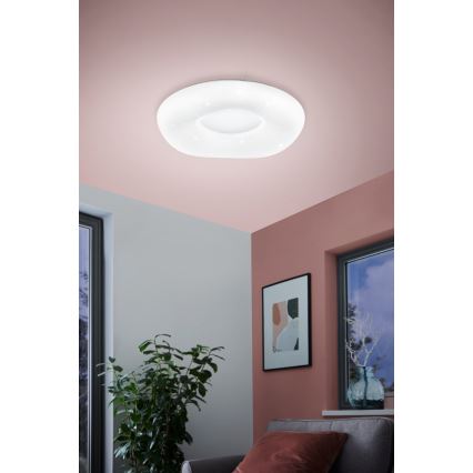 Eglo - LED Prigušiva plafonjera LED/18W/230V + Daljinski upravljač